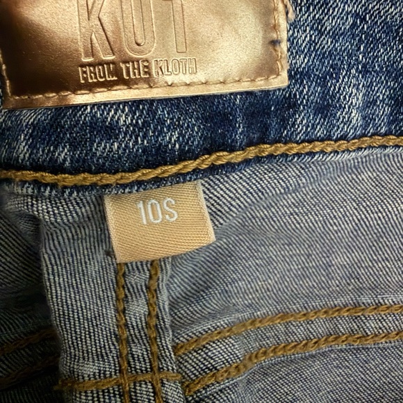 Kut from the Kloth Natalie Fab Ab Jeans - High Rise Bootcut Size 10S - Picture 5 of 7
